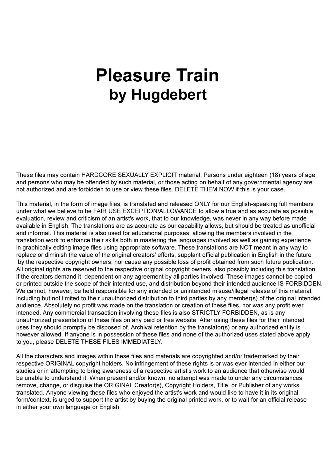 Pleasure Train page 2 full