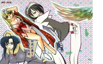 (CT12) [KKI (Kogma Pierre)] Suzu-fuu ni Mau wa Tsugeshi no Hane (Samurai Spirits) cover