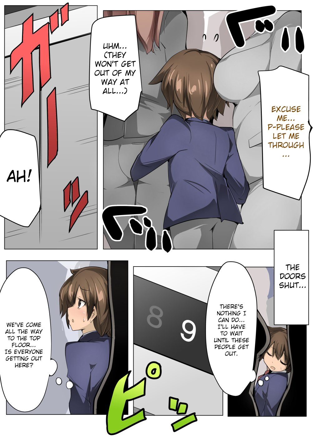 Chou Micchaku! Harem Elevator page 7 full