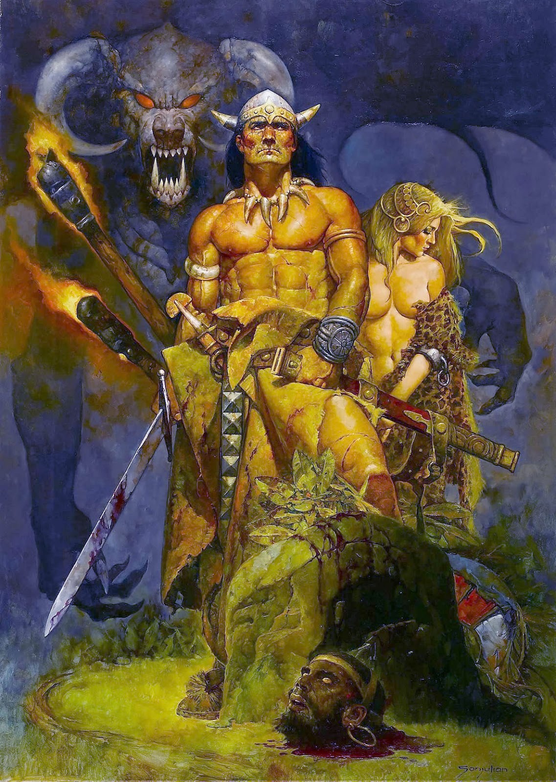 Art by Manuel Sanjulian page 8 full