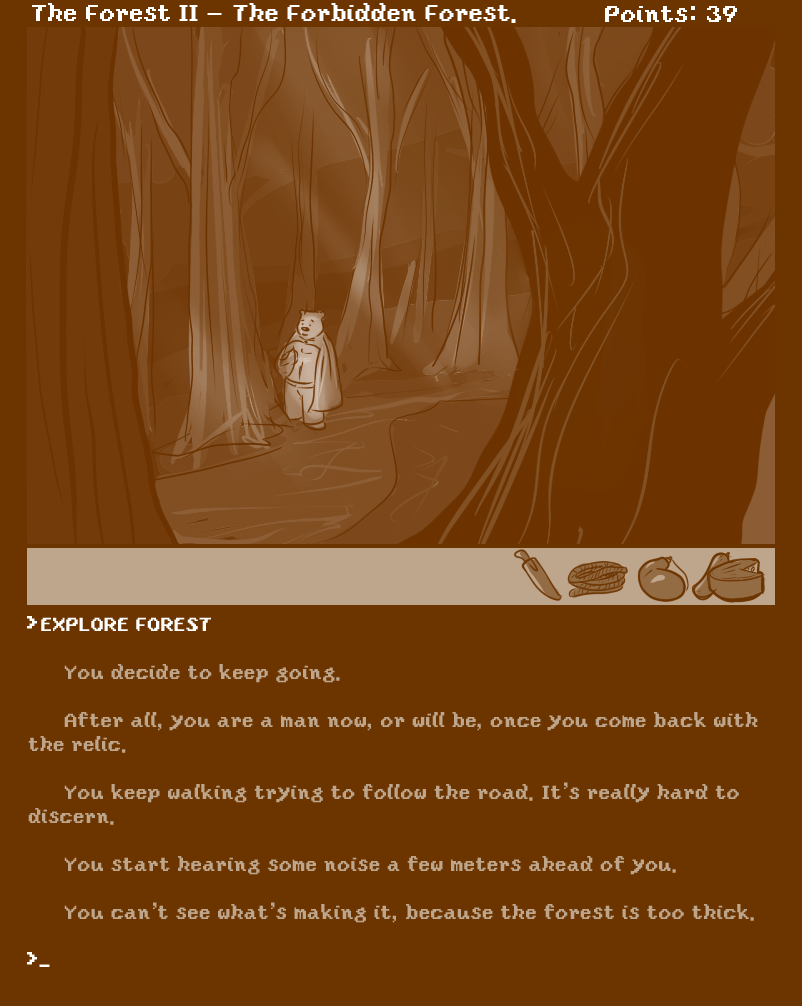 Caesarcub - Interactive Fiction - The Forest II page 11 full