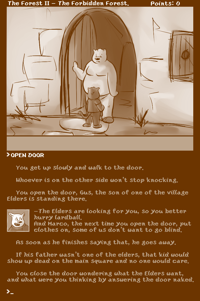 Caesarcub - Interactive Fiction - The Forest II page 4 full