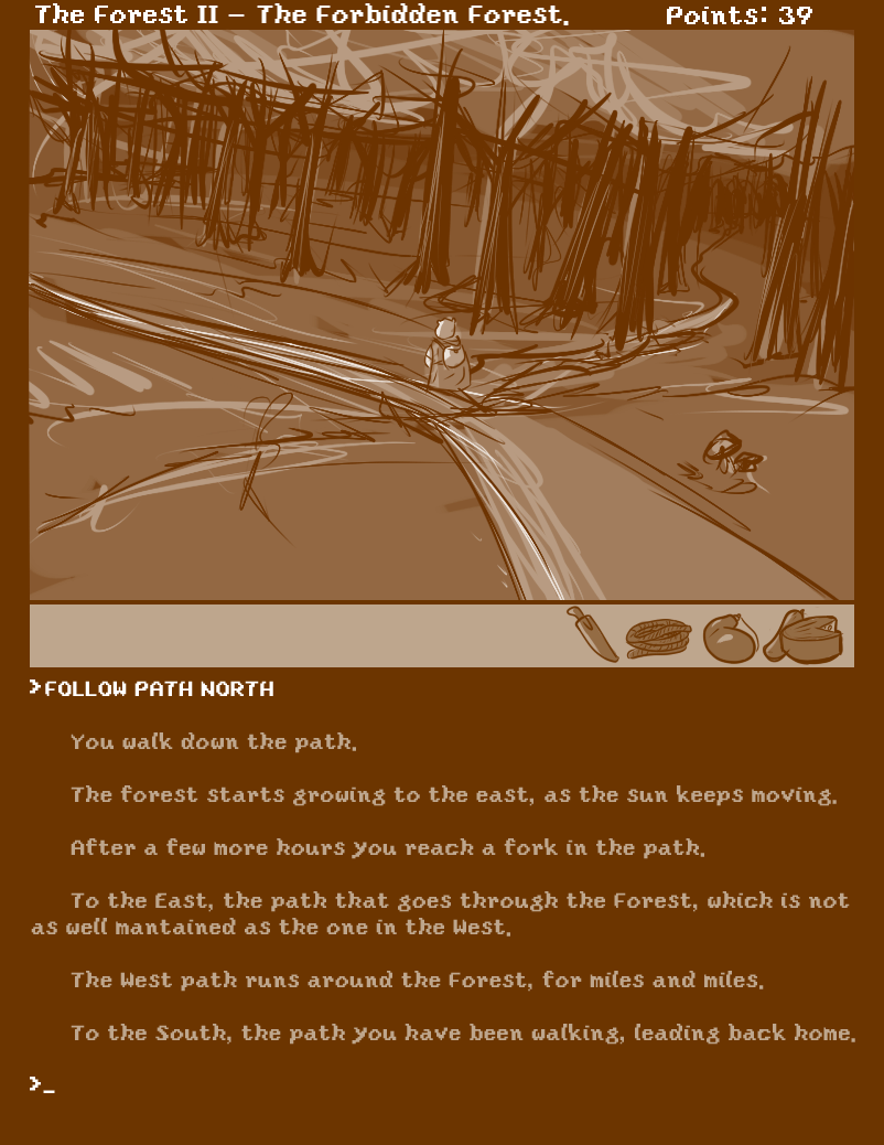 Caesarcub - Interactive Fiction - The Forest II page 9 full